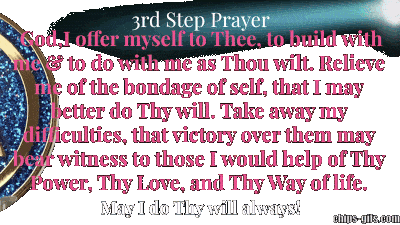 the 3rd step prayer of AA