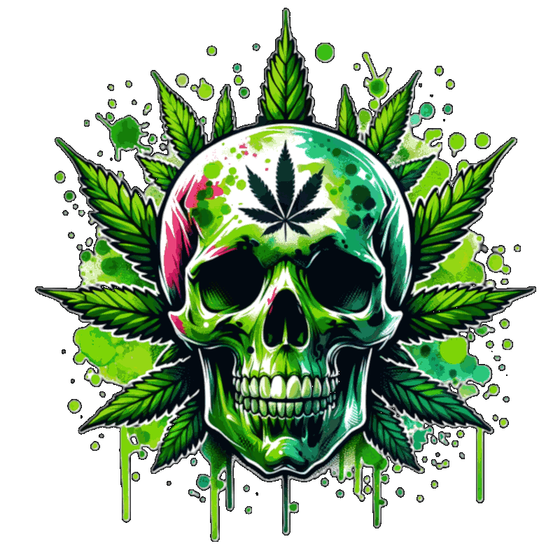 A Little green alien looking for a place to chill