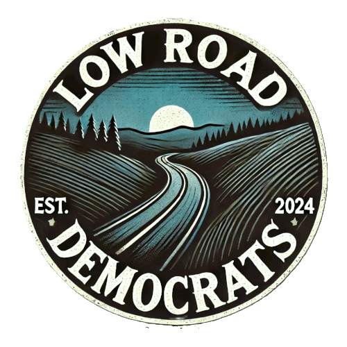 low road democrats emblem