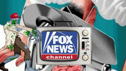 what Fox news viewers look like- Head in the meat grinder