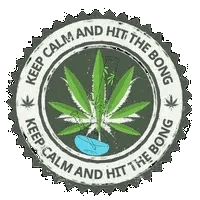 Keep calm and hit the bong-jingle