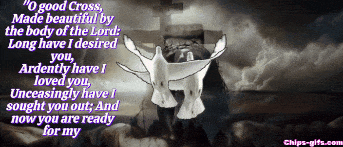 O Good Cross prayer scene